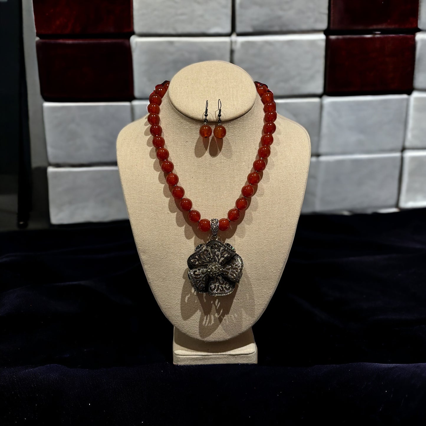 Alaric Necklace and Earring Set