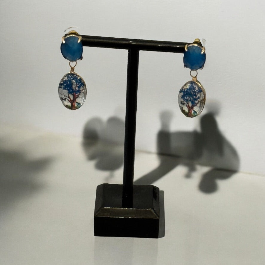Evolvulus earrings