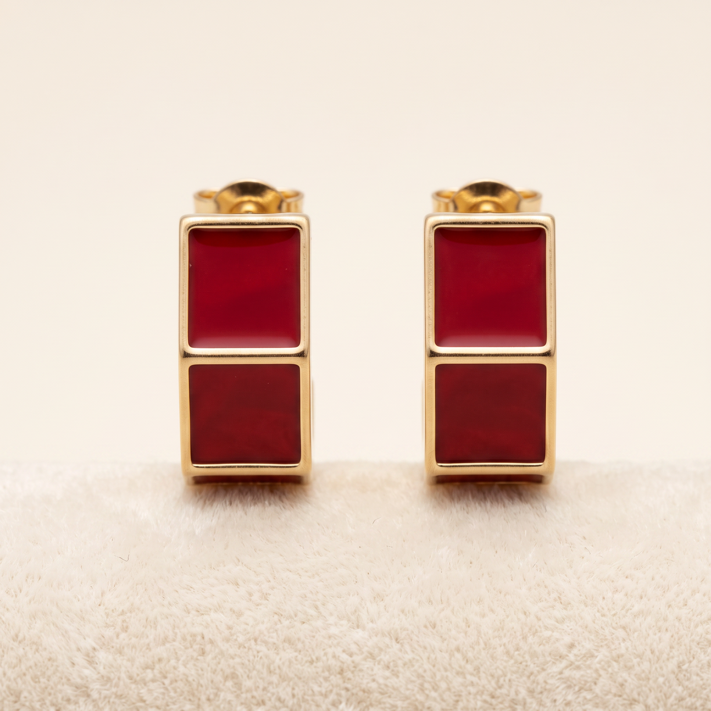 Carmine Earrings