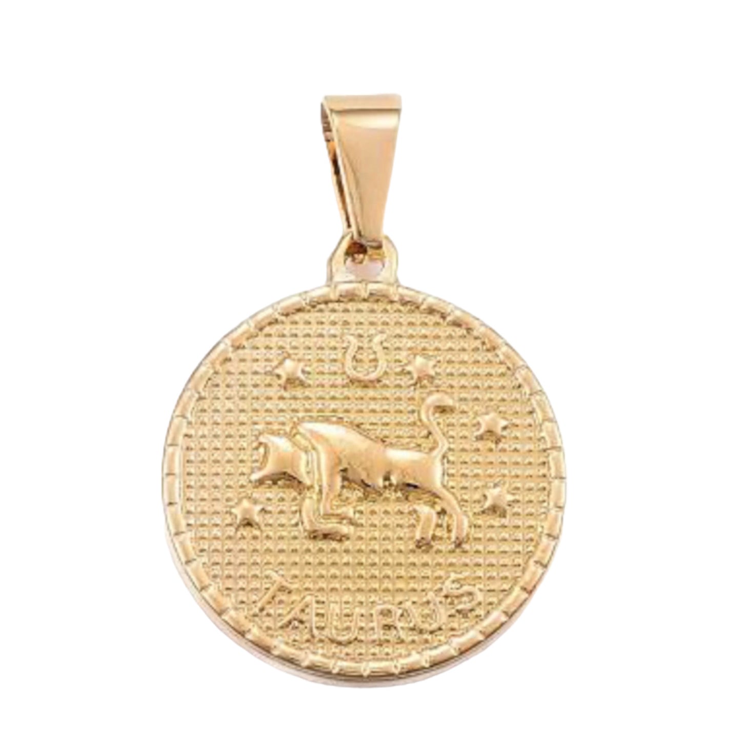 Gold Horoscope pendant