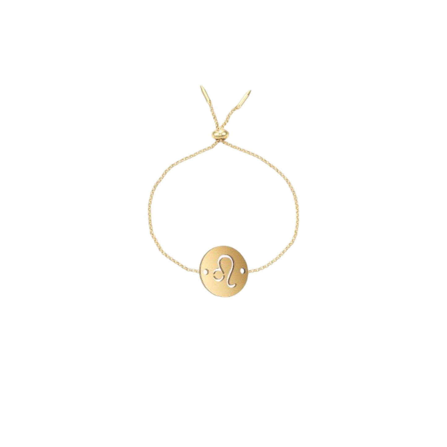 Gold Horoscope Adjustable Bracelet